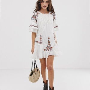 Free People Pavlo embroidered tunic dress